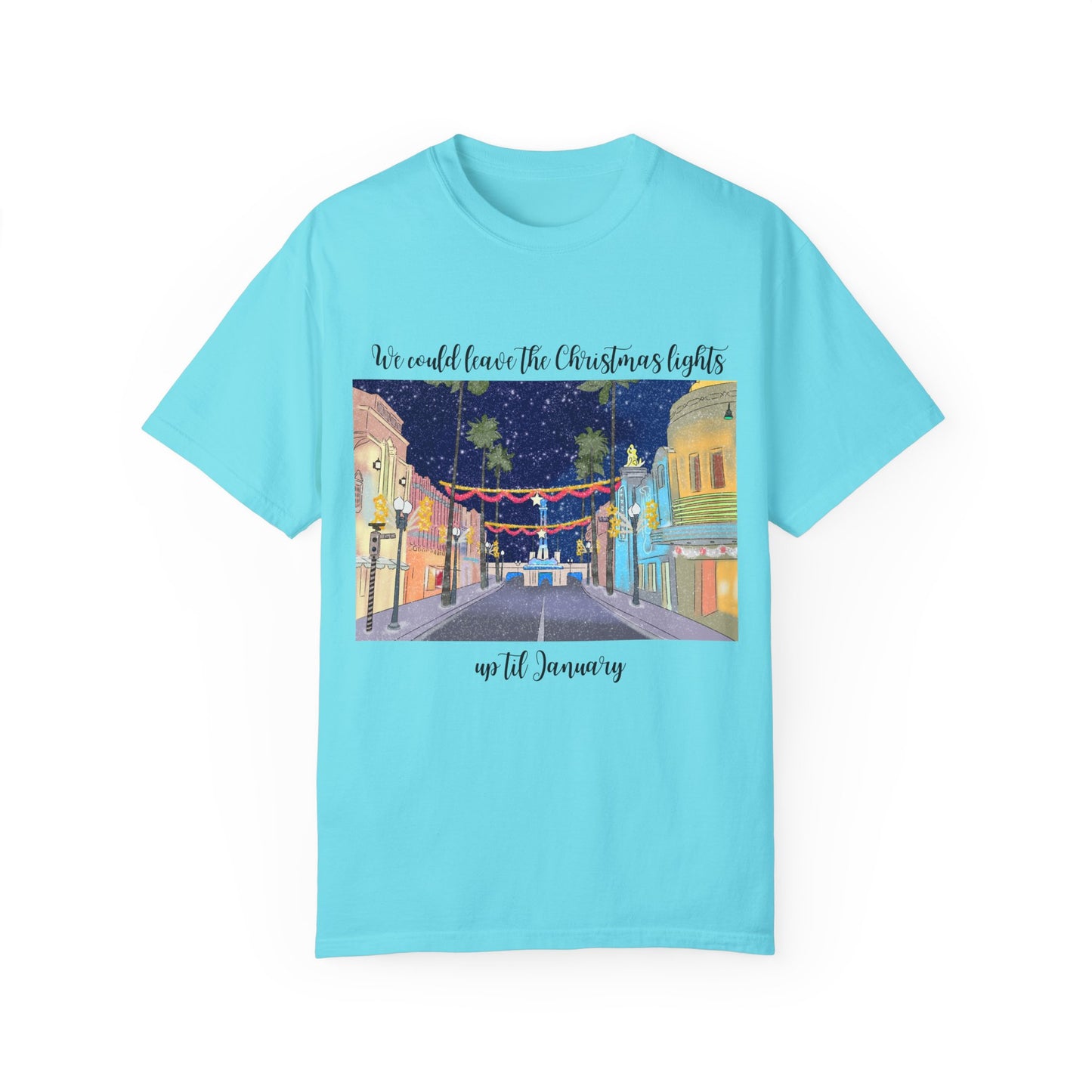 Studios Christmas Lights {Comfort Colors} Tee