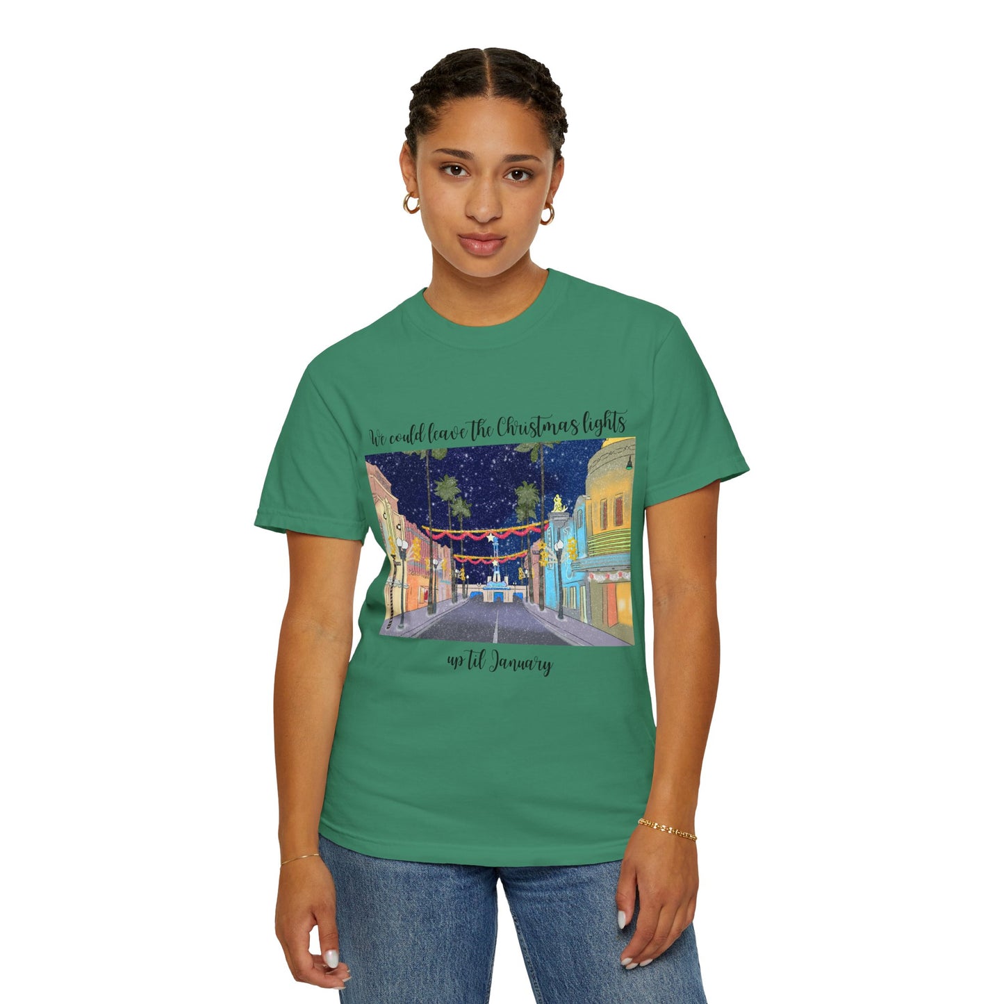 Studios Christmas Lights {Comfort Colors} Tee