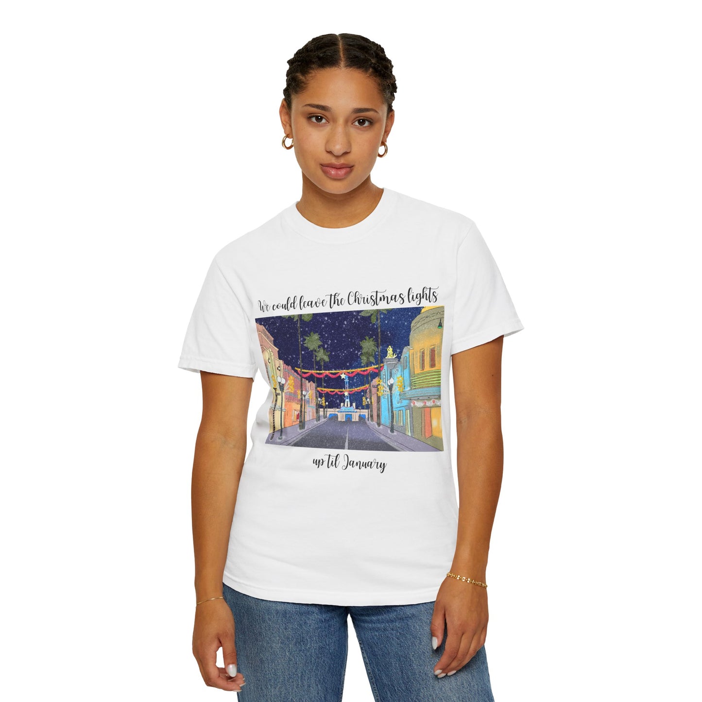 Studios Christmas Lights {Comfort Colors} Tee