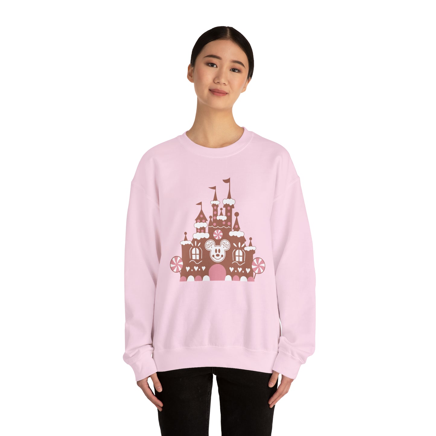 Gingerbread Castle Crewneck Sweatshirt