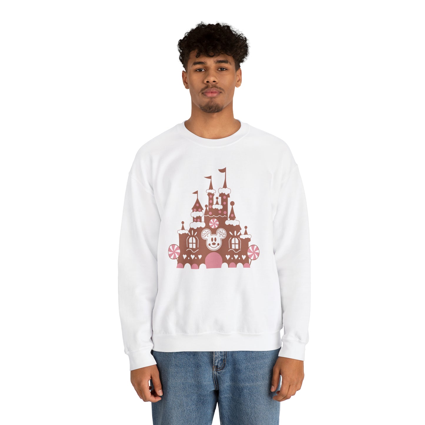 Gingerbread Castle Crewneck Sweatshirt