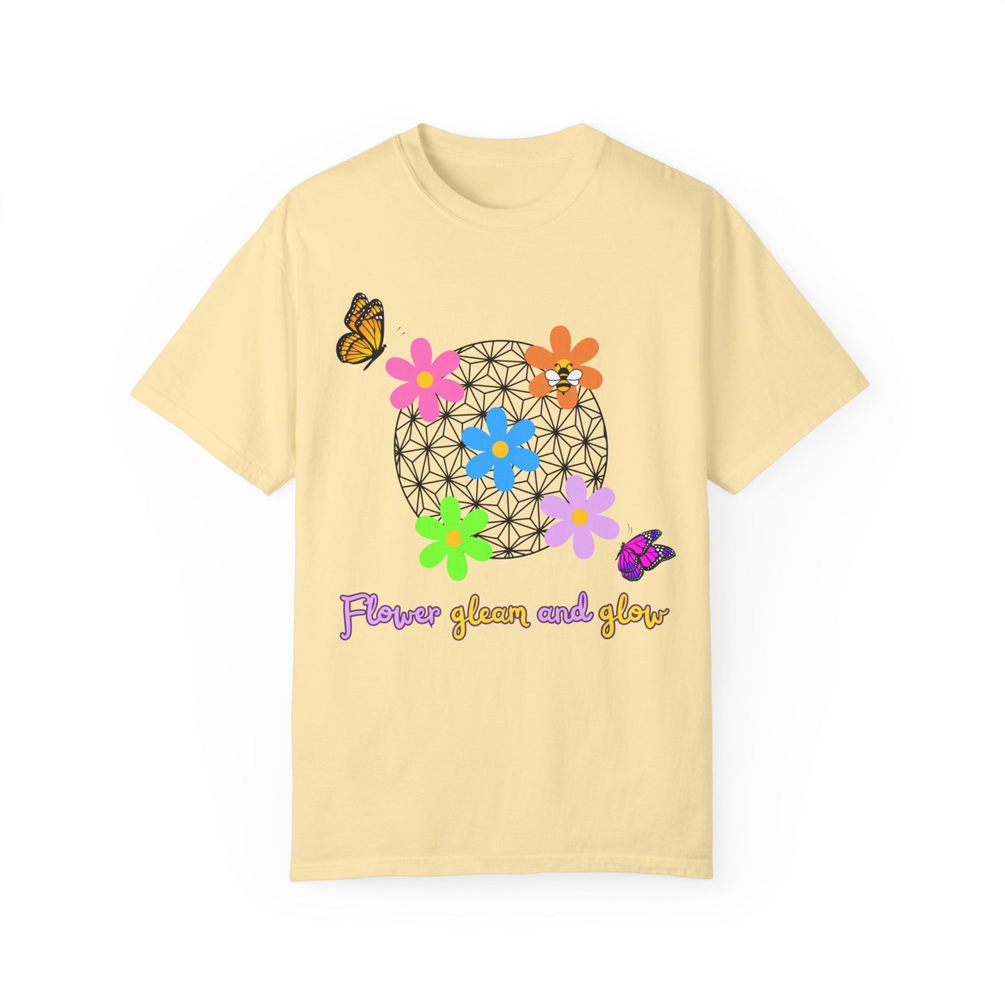 Flower Gleam {Comfort Colors Tee}