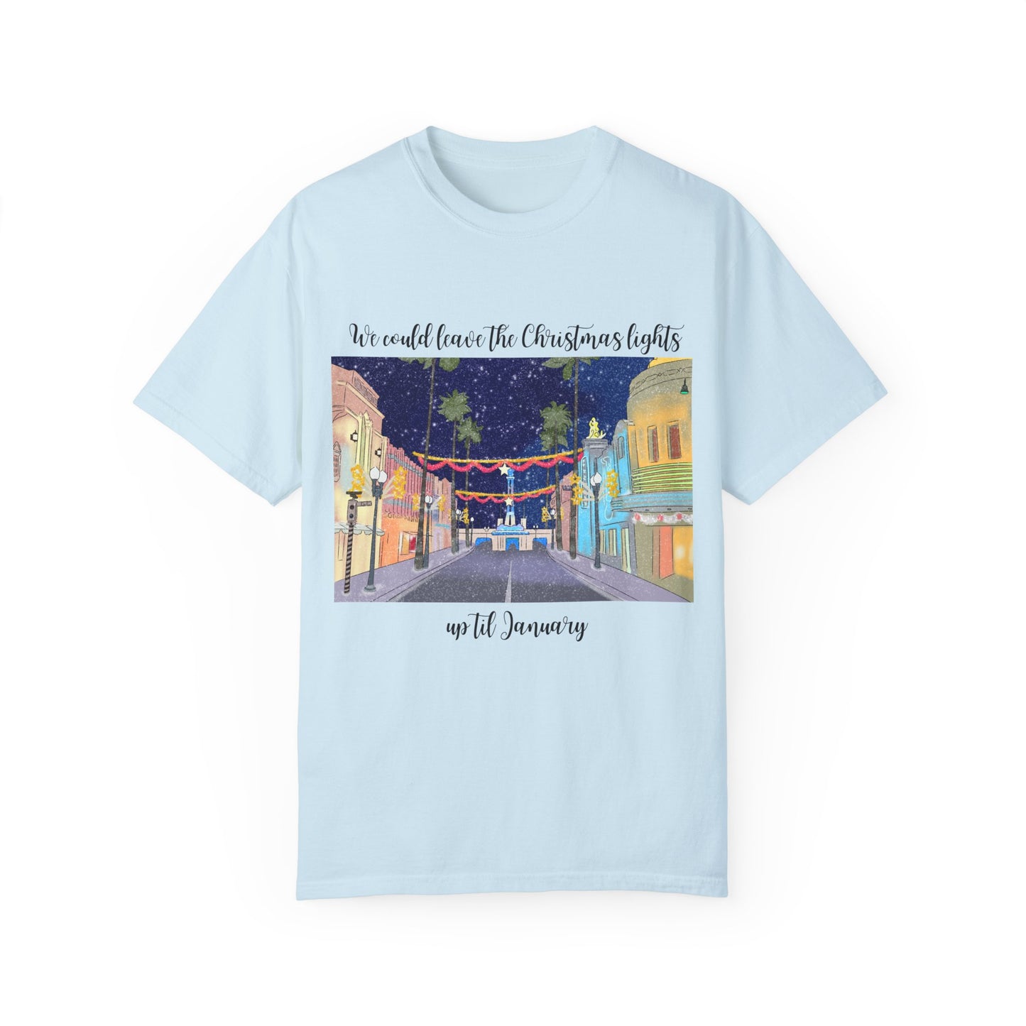 Studios Christmas Lights {Comfort Colors} Tee