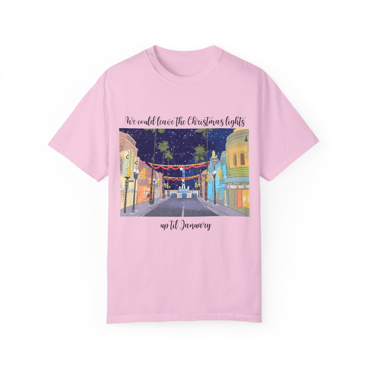 Studios Christmas Lights {Comfort Colors} Tee