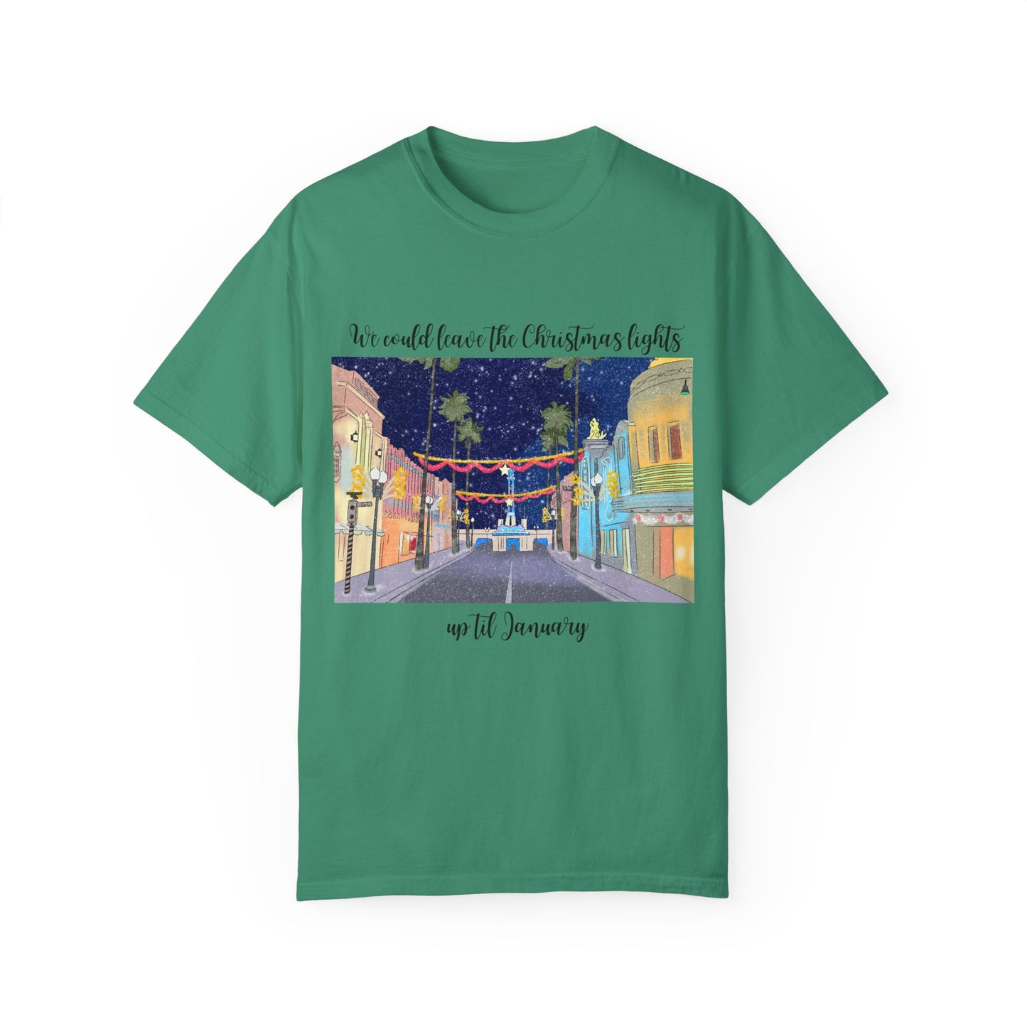 Studios Christmas Lights {Comfort Colors} Tee