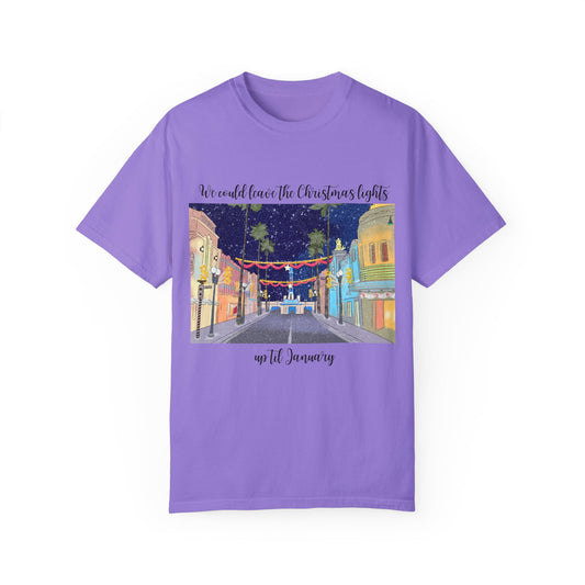 Studios Christmas Lights {Comfort Colors} Tee