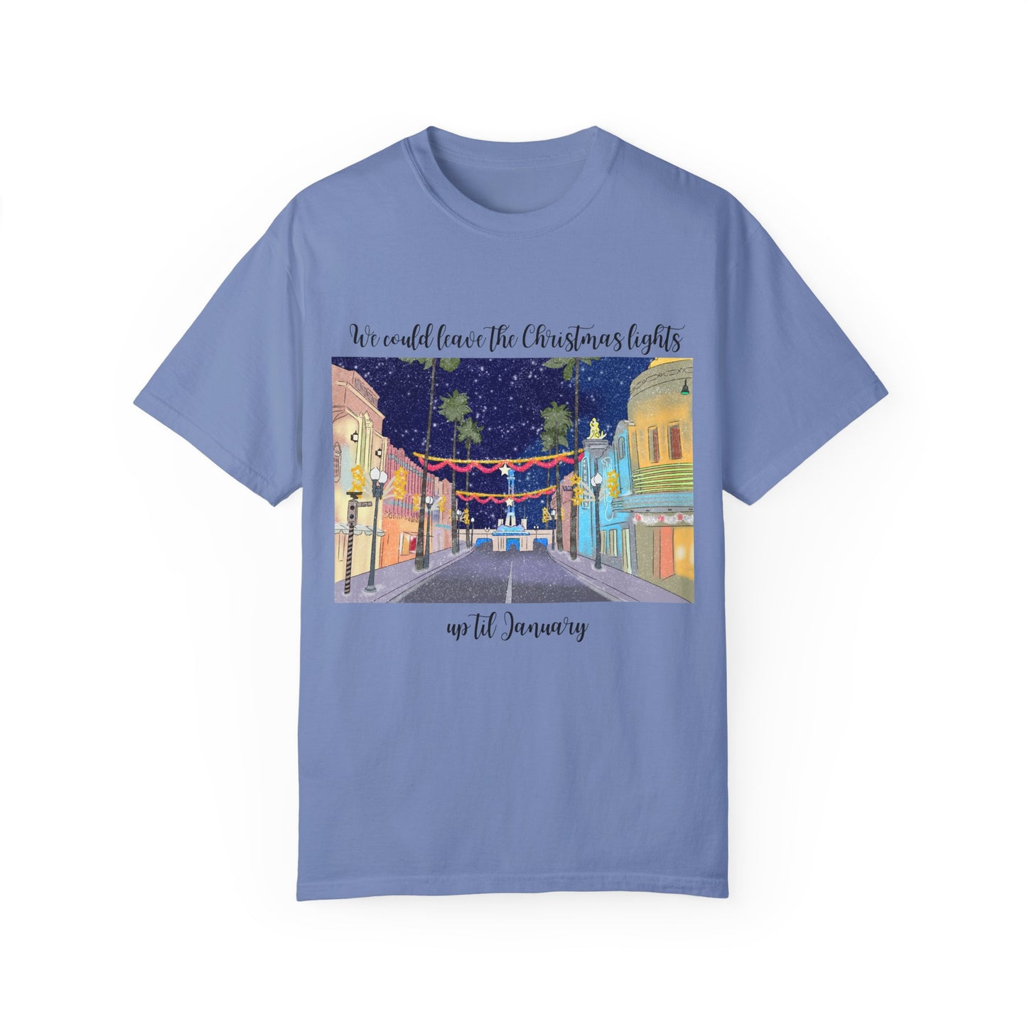 Studios Christmas Lights {Comfort Colors} Tee