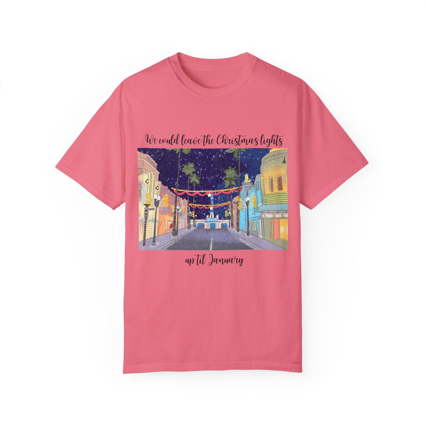 Studios Christmas Lights {Comfort Colors} Tee
