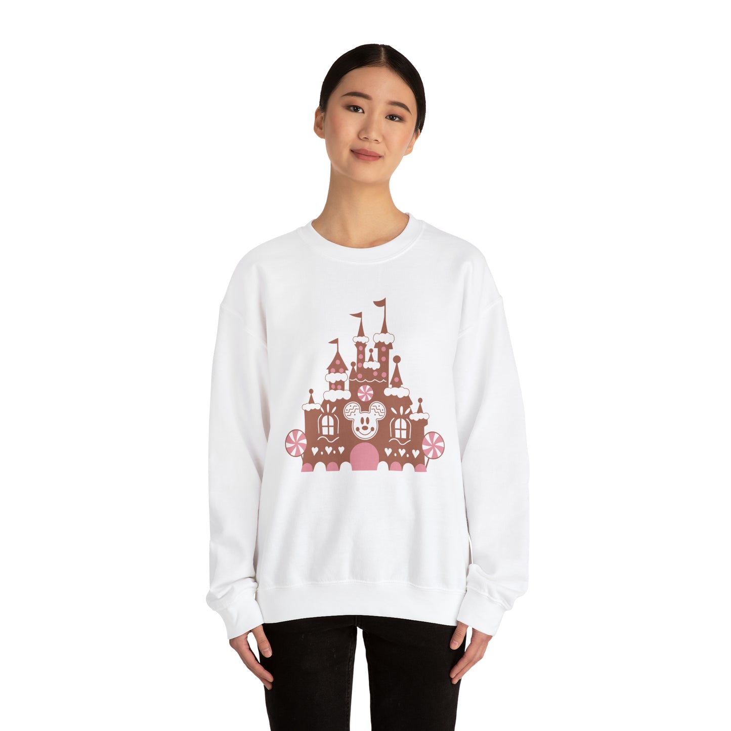 Gingerbread Castle Crewneck Sweatshirt