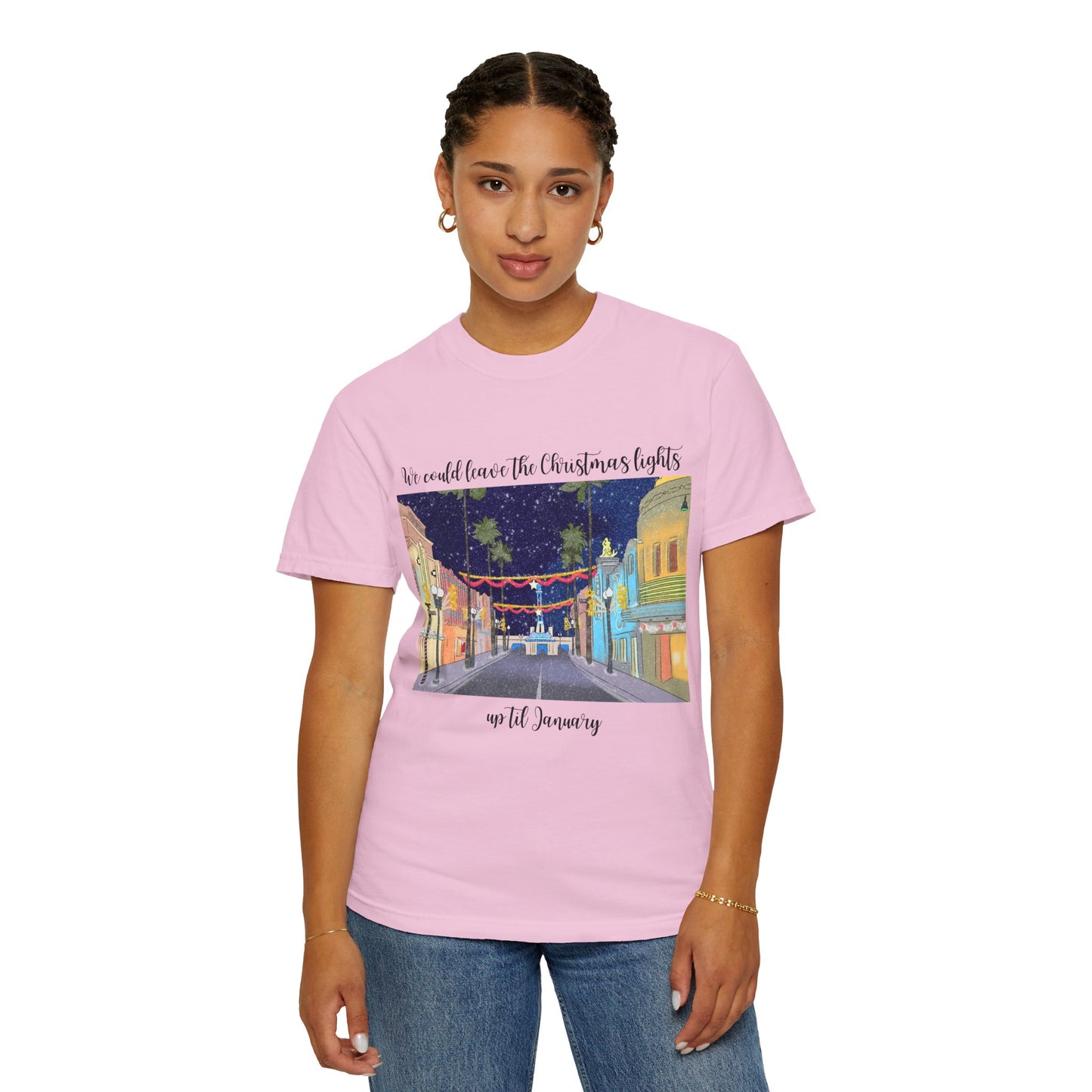 Studios Christmas Lights {Comfort Colors} Tee