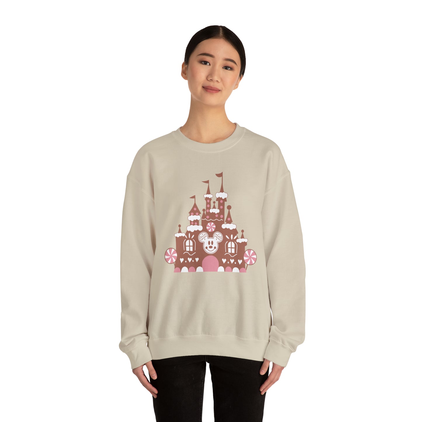 Gingerbread Castle Crewneck Sweatshirt