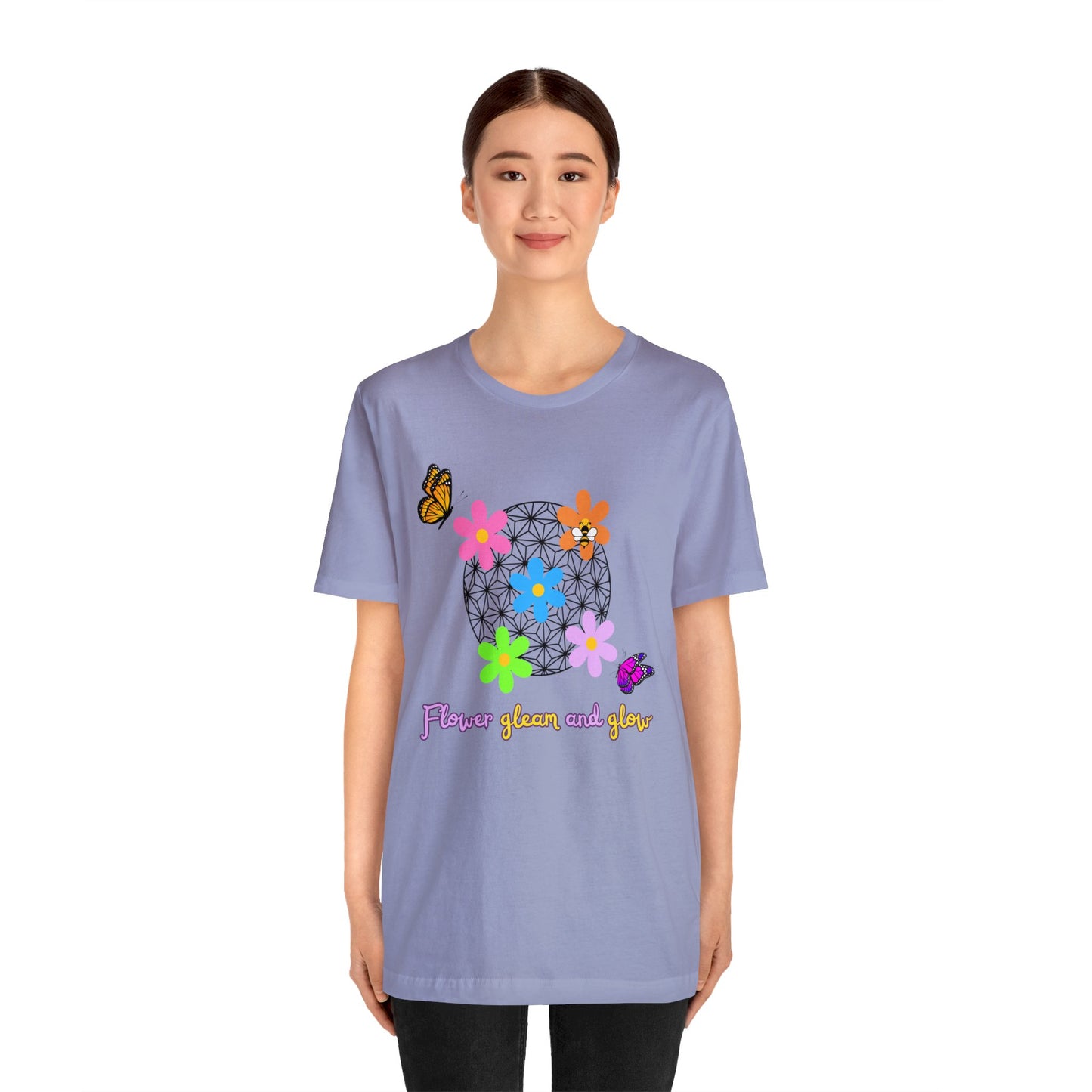 Flower Gleam {Bella Canvas Tee}
