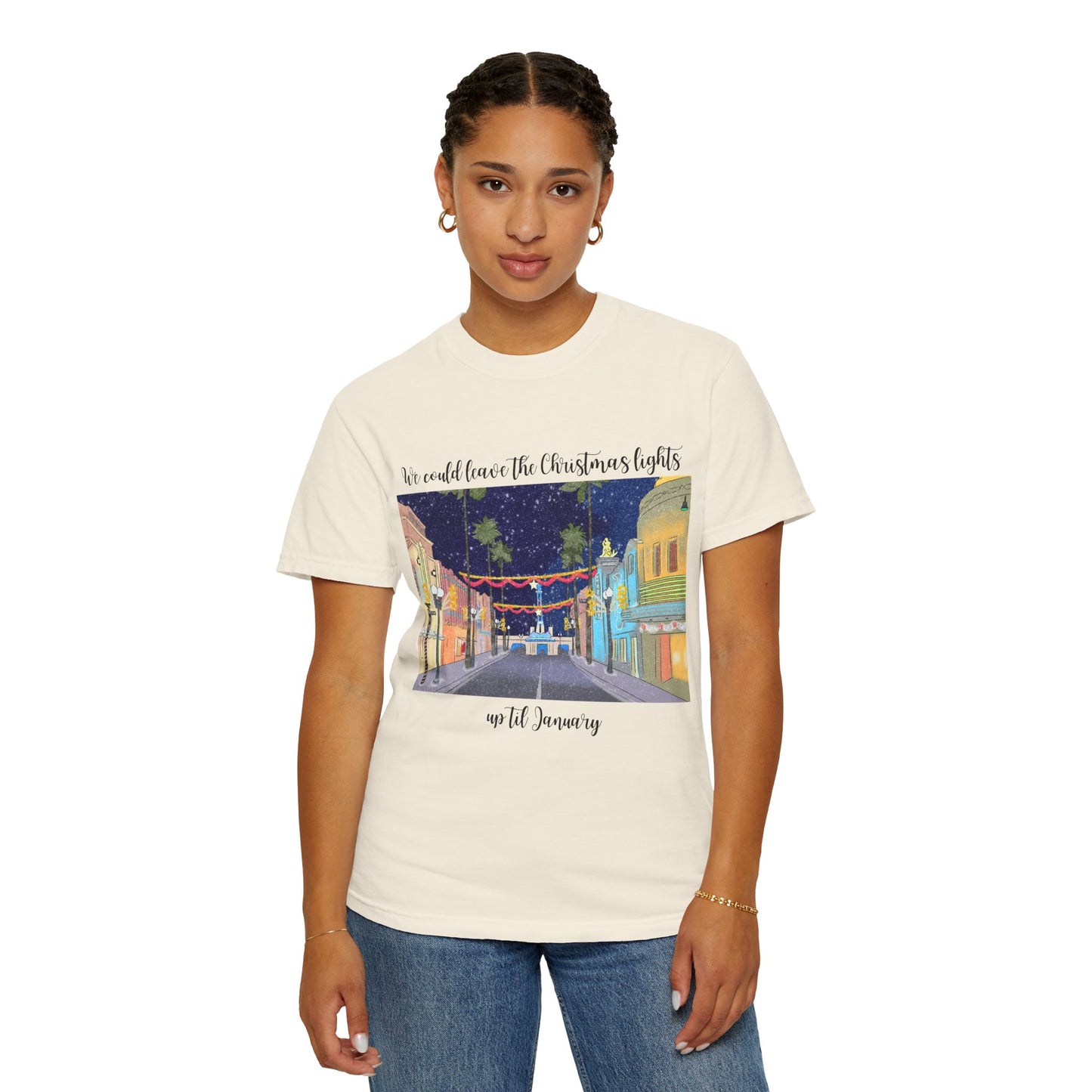 Studios Christmas Lights {Comfort Colors} Tee