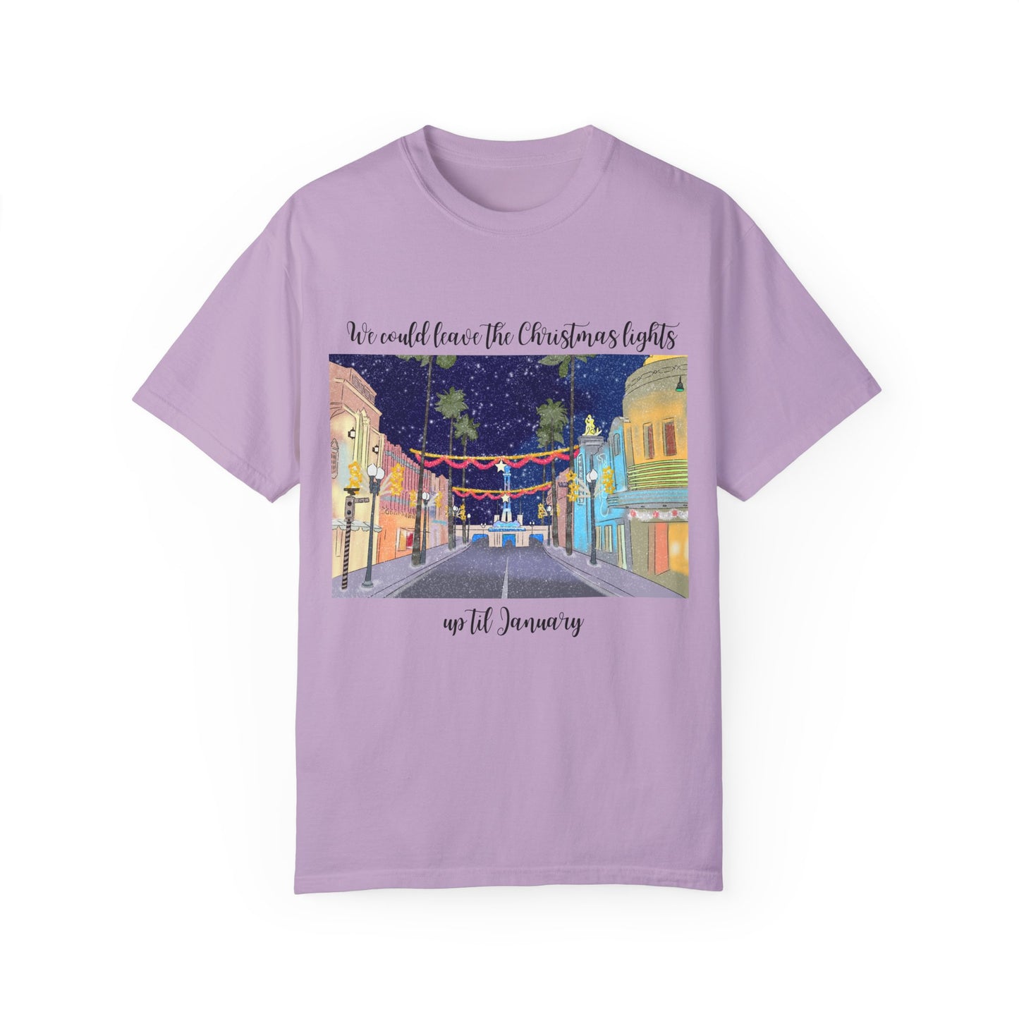 Studios Christmas Lights {Comfort Colors} Tee