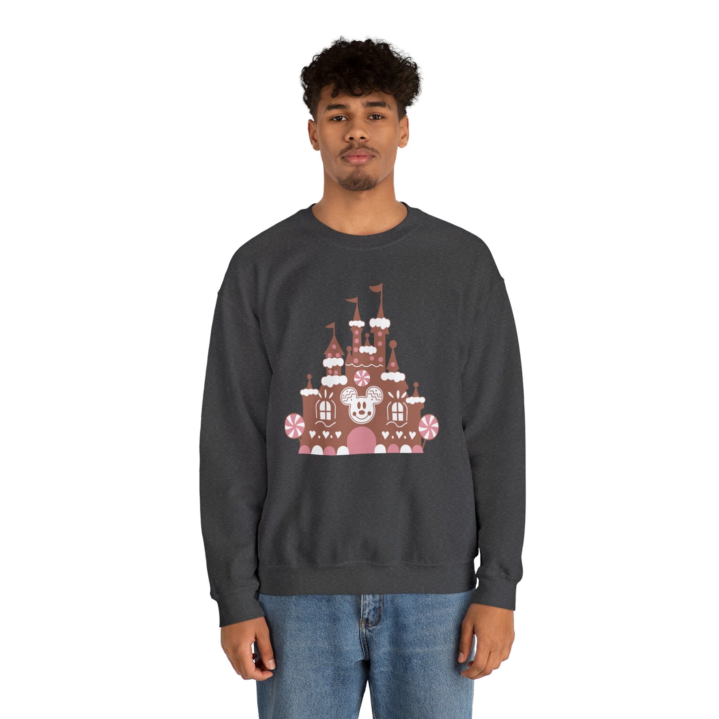 Gingerbread Castle Crewneck Sweatshirt