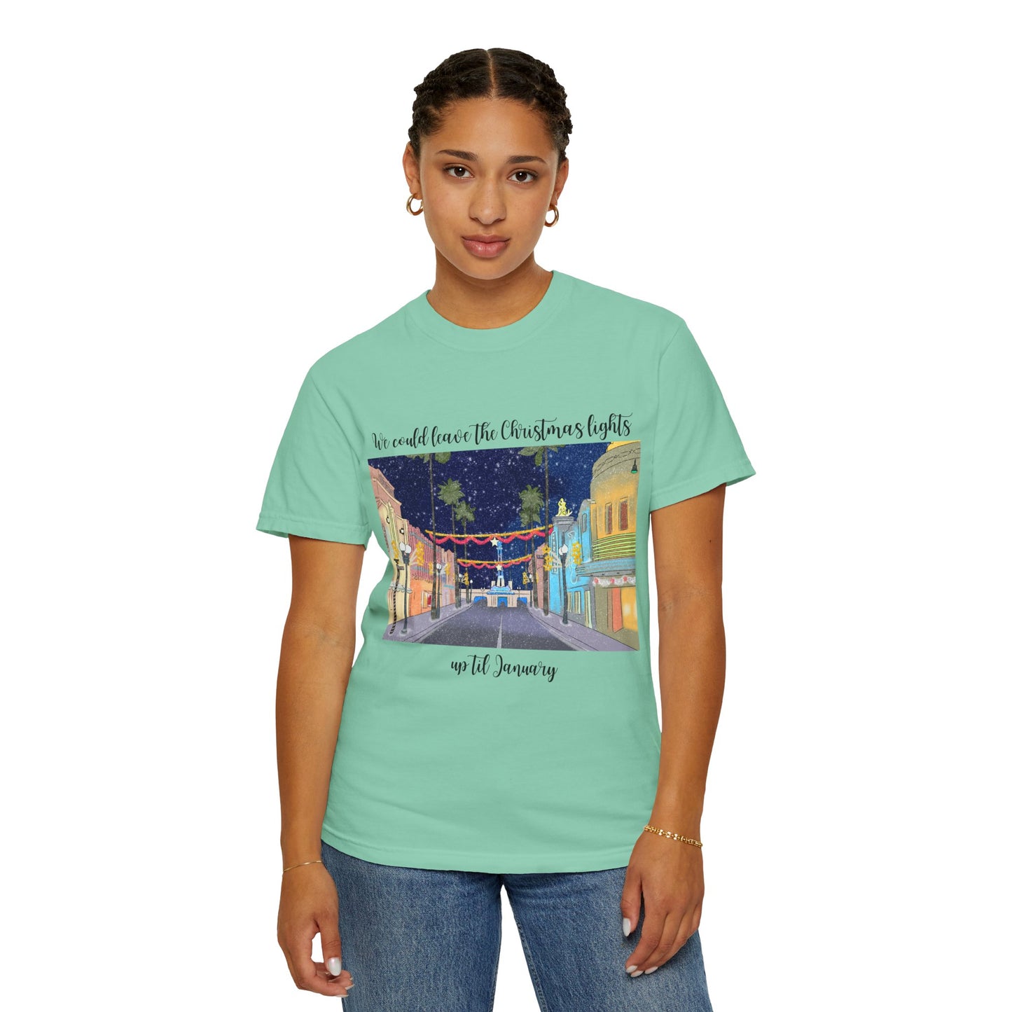 Studios Christmas Lights {Comfort Colors} Tee