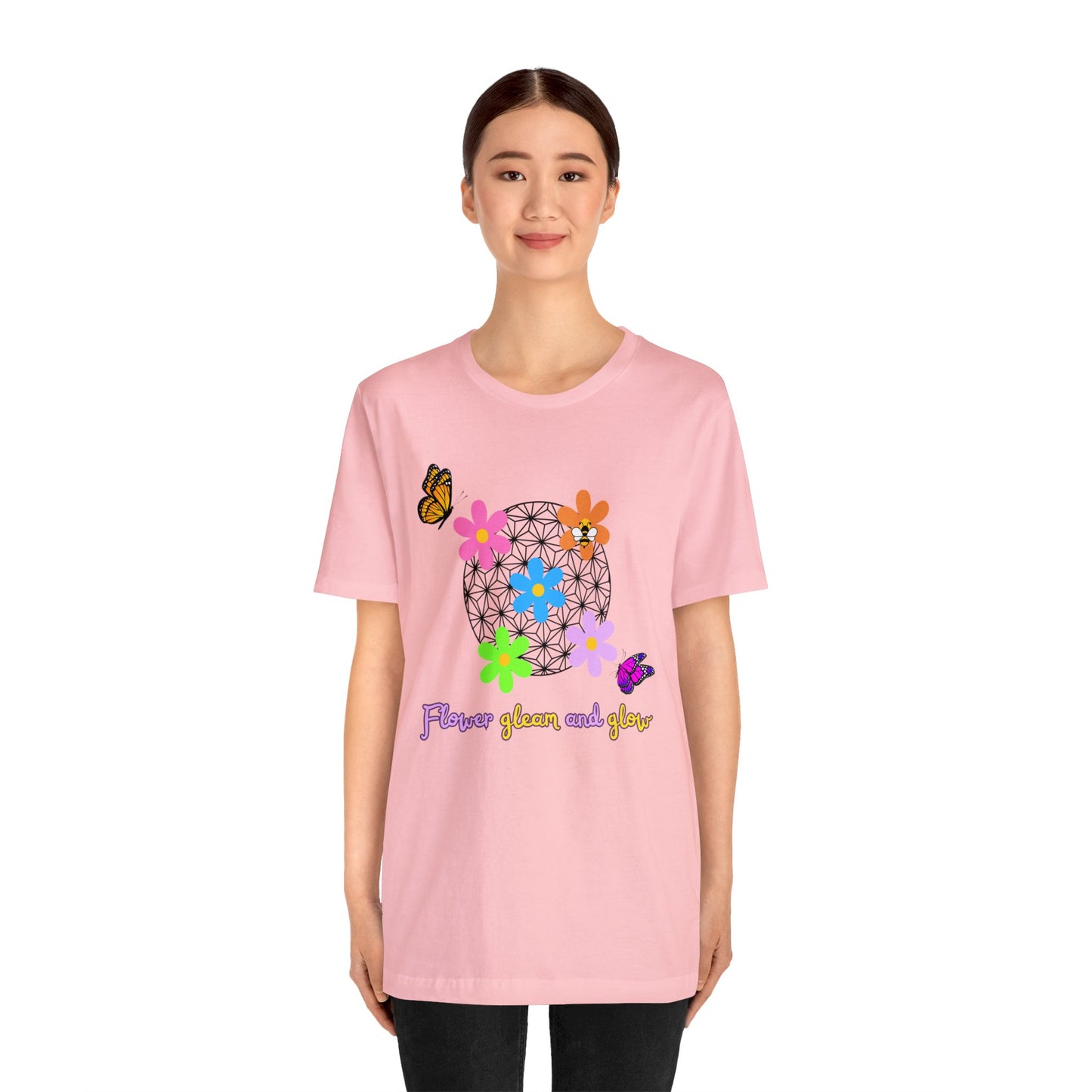 Flower Gleam {Bella Canvas Tee}