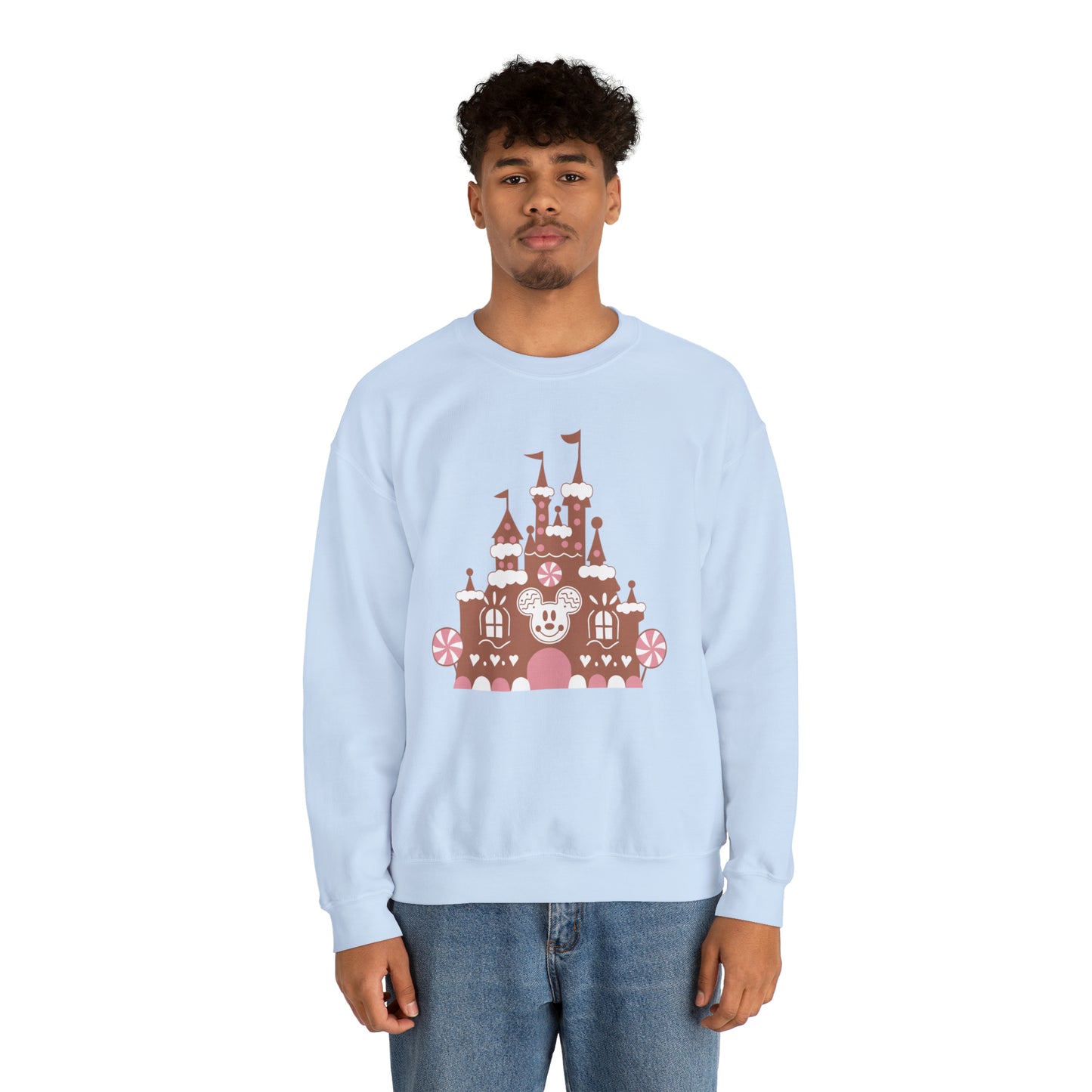 Gingerbread Castle Crewneck Sweatshirt
