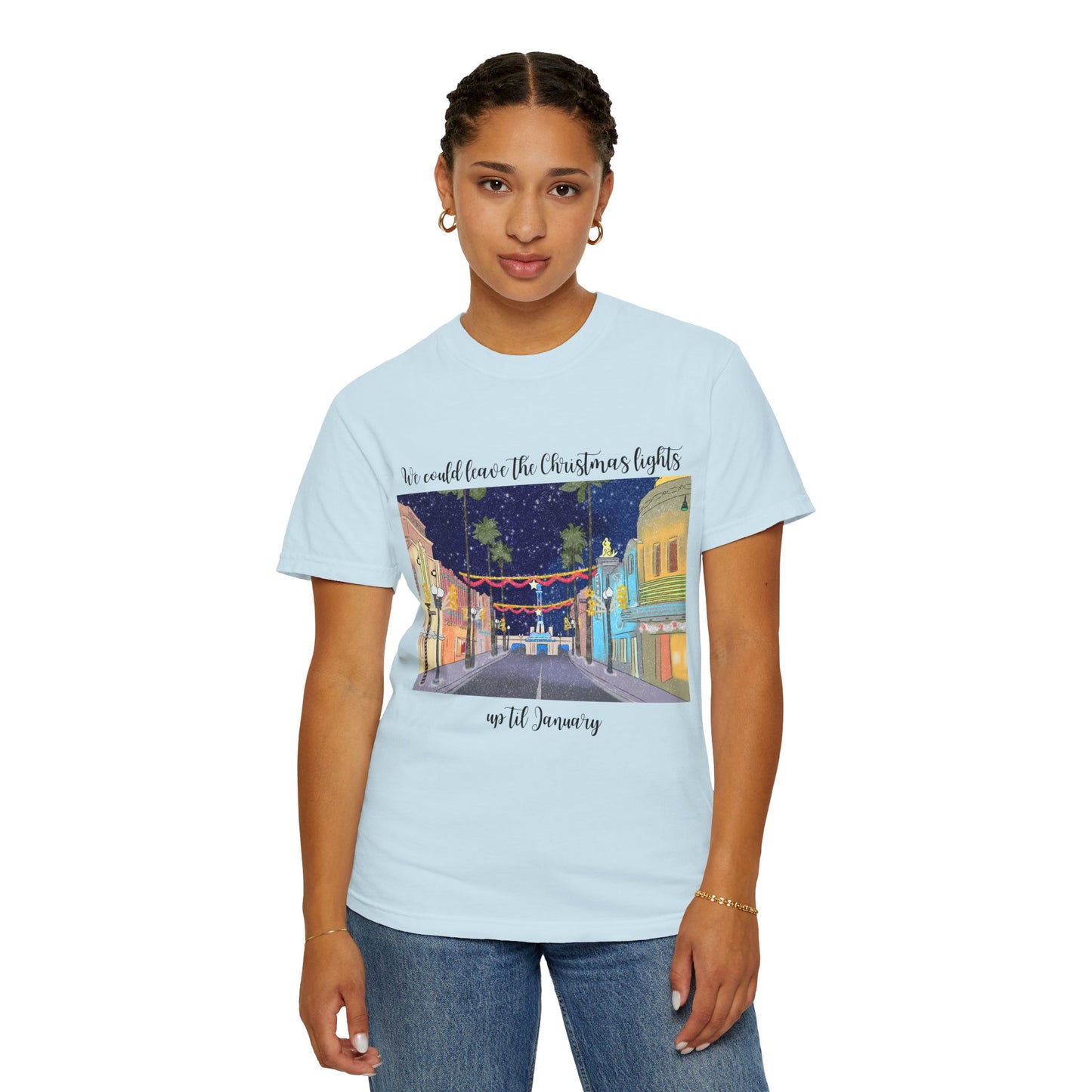 Studios Christmas Lights {Comfort Colors} Tee
