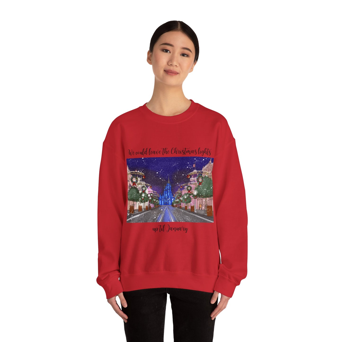 Christmas Lights til January Sweatshirt