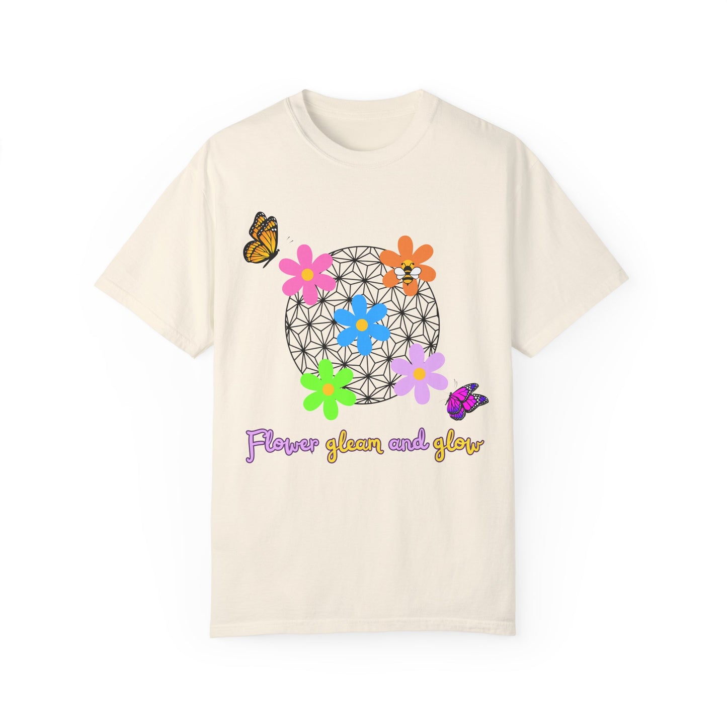 Flower Gleam {Comfort Colors Tee}