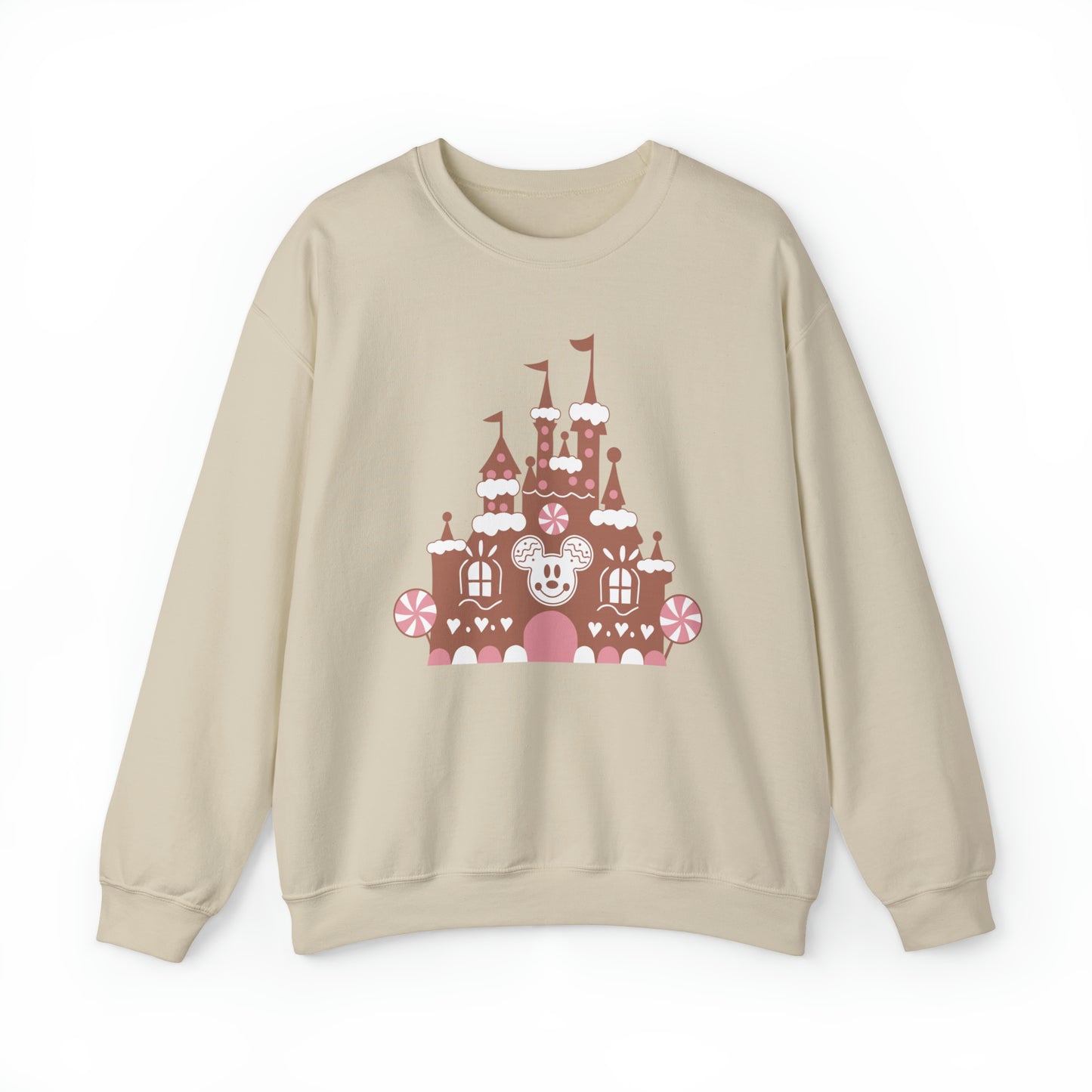 Gingerbread Castle Crewneck Sweatshirt
