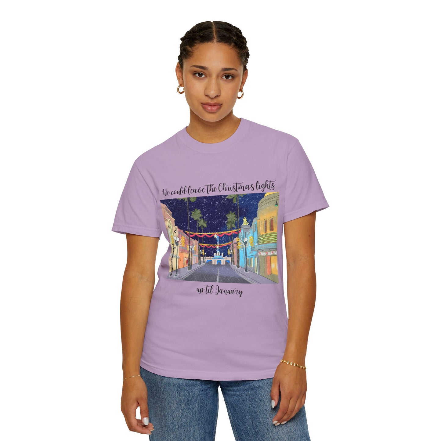Studios Christmas Lights {Comfort Colors} Tee