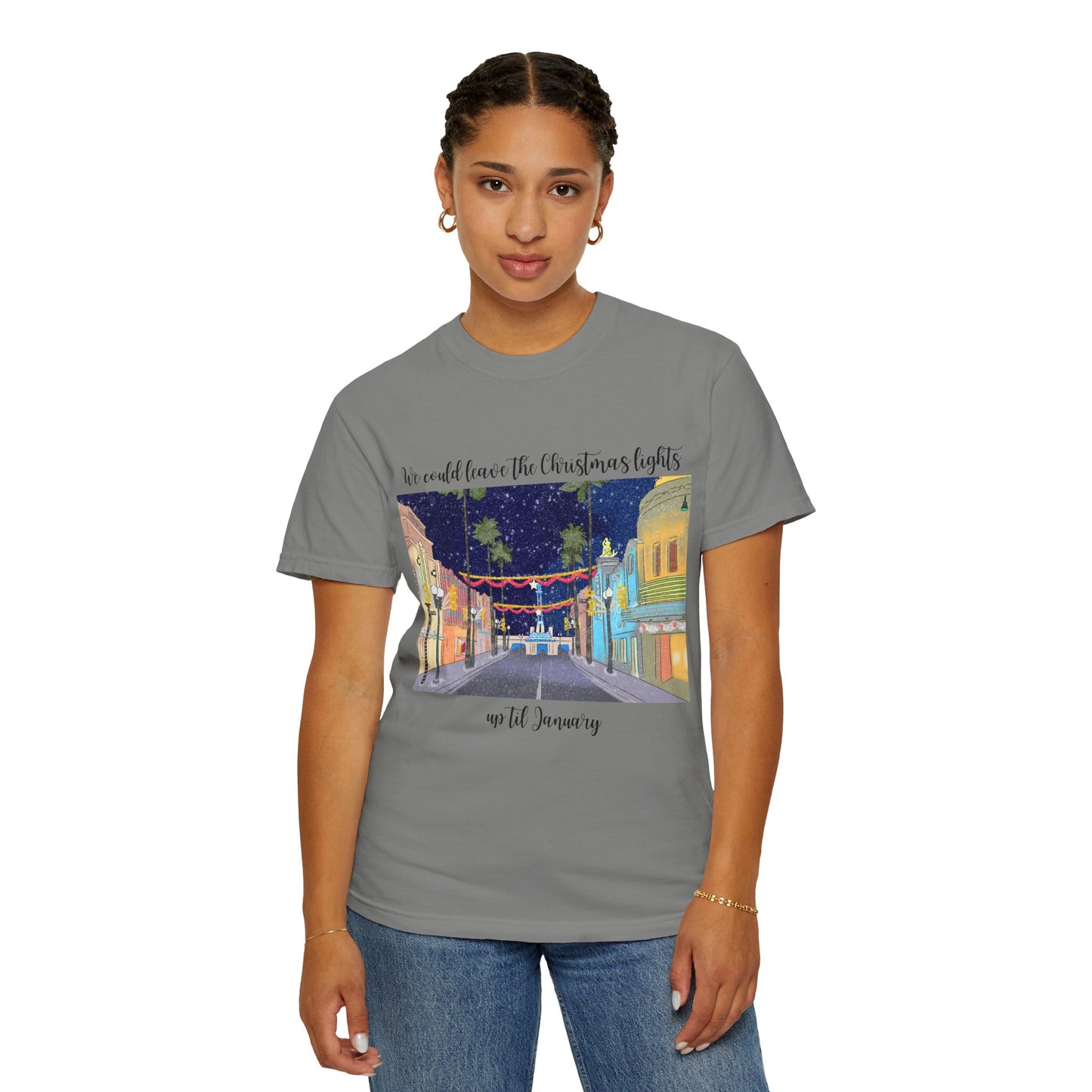 Studios Christmas Lights {Comfort Colors} Tee