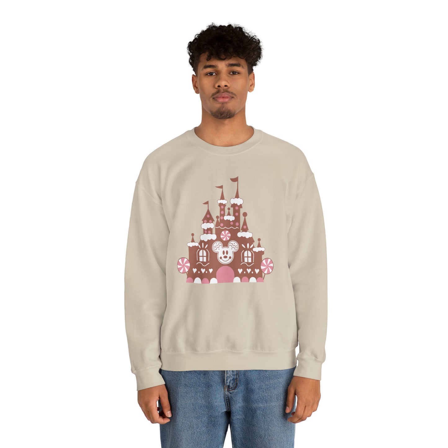 Gingerbread Castle Crewneck Sweatshirt