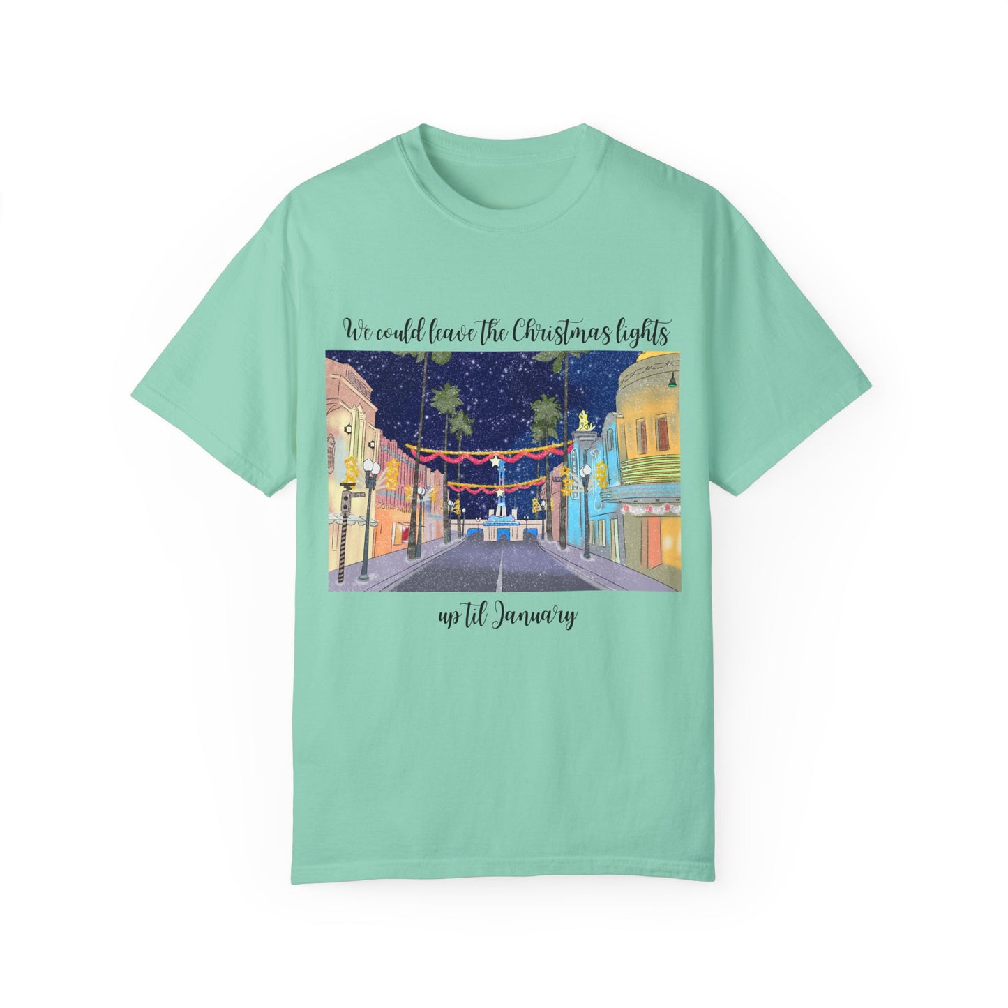 Studios Christmas Lights {Comfort Colors} Tee
