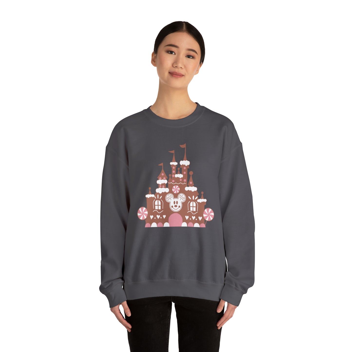 Gingerbread Castle Crewneck Sweatshirt