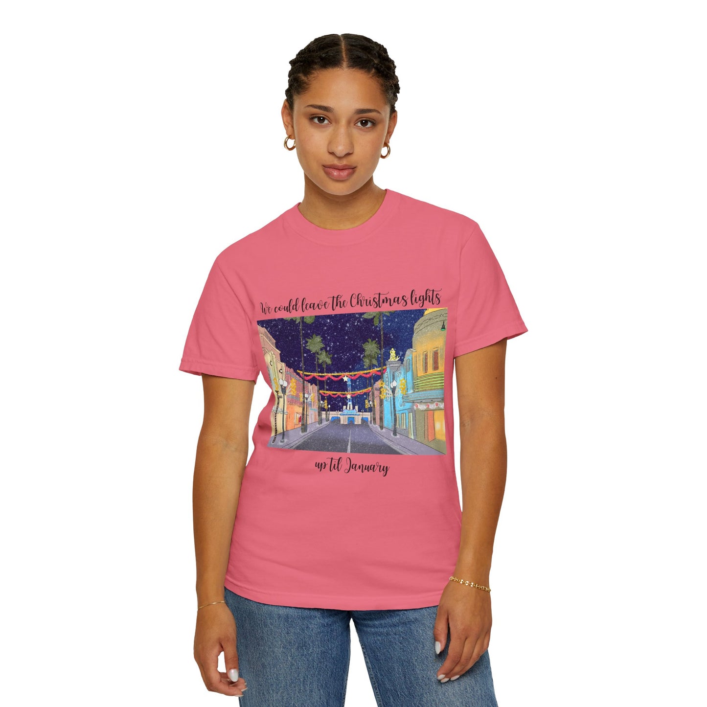 Studios Christmas Lights {Comfort Colors} Tee