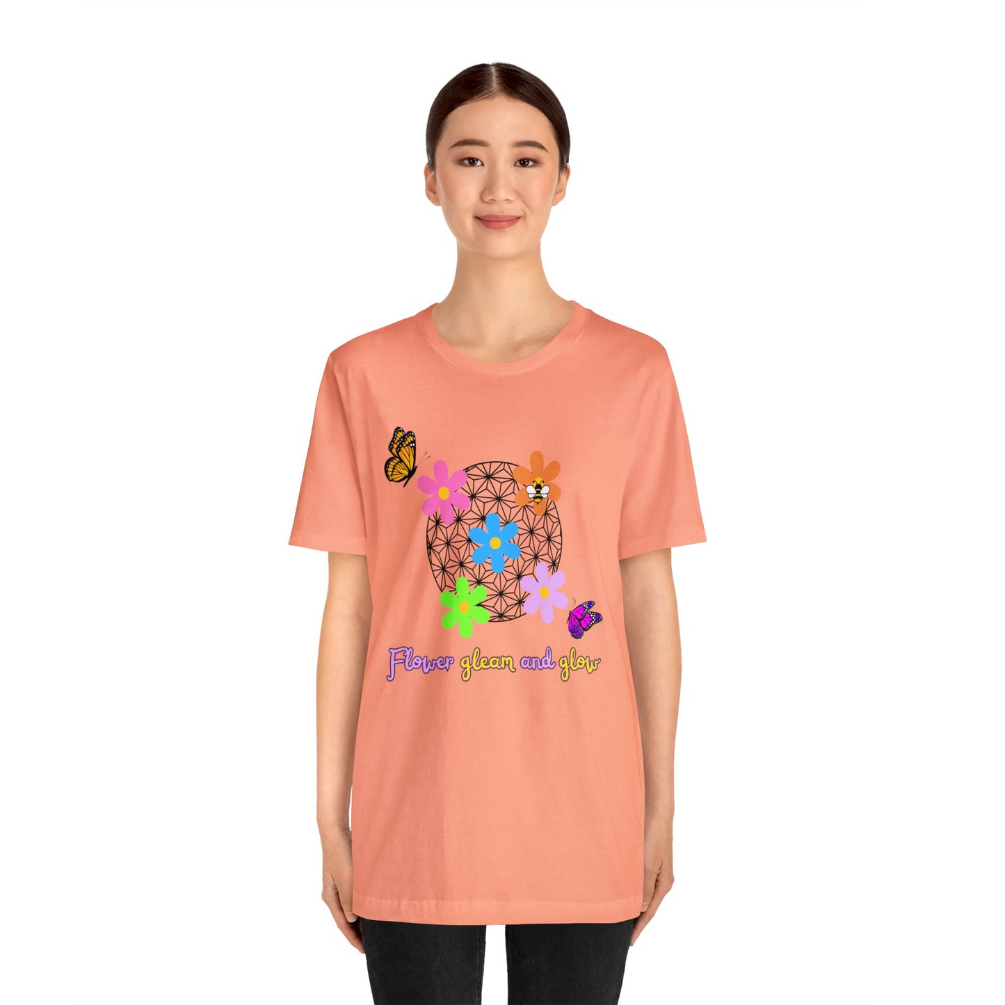 Flower Gleam {Bella Canvas Tee}