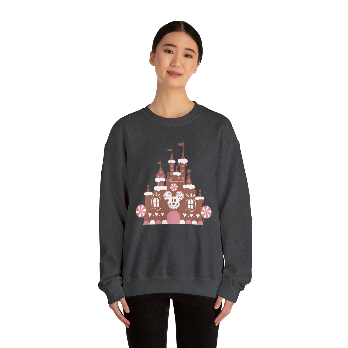Gingerbread Castle Crewneck Sweatshirt