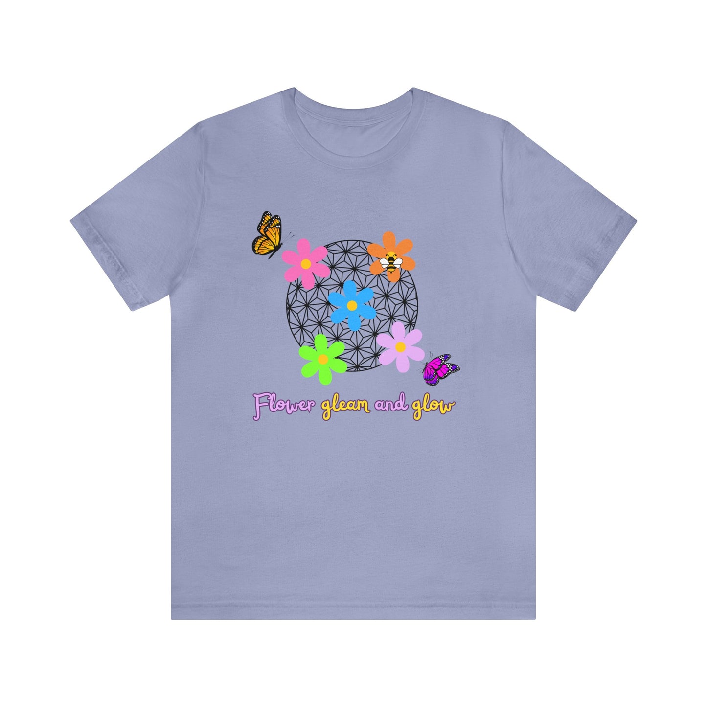 Flower Gleam {Bella Canvas Tee}