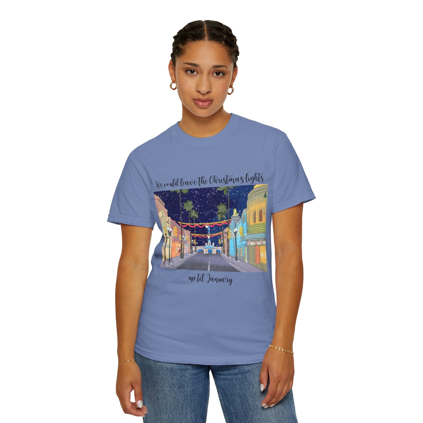 Studios Christmas Lights {Comfort Colors} Tee