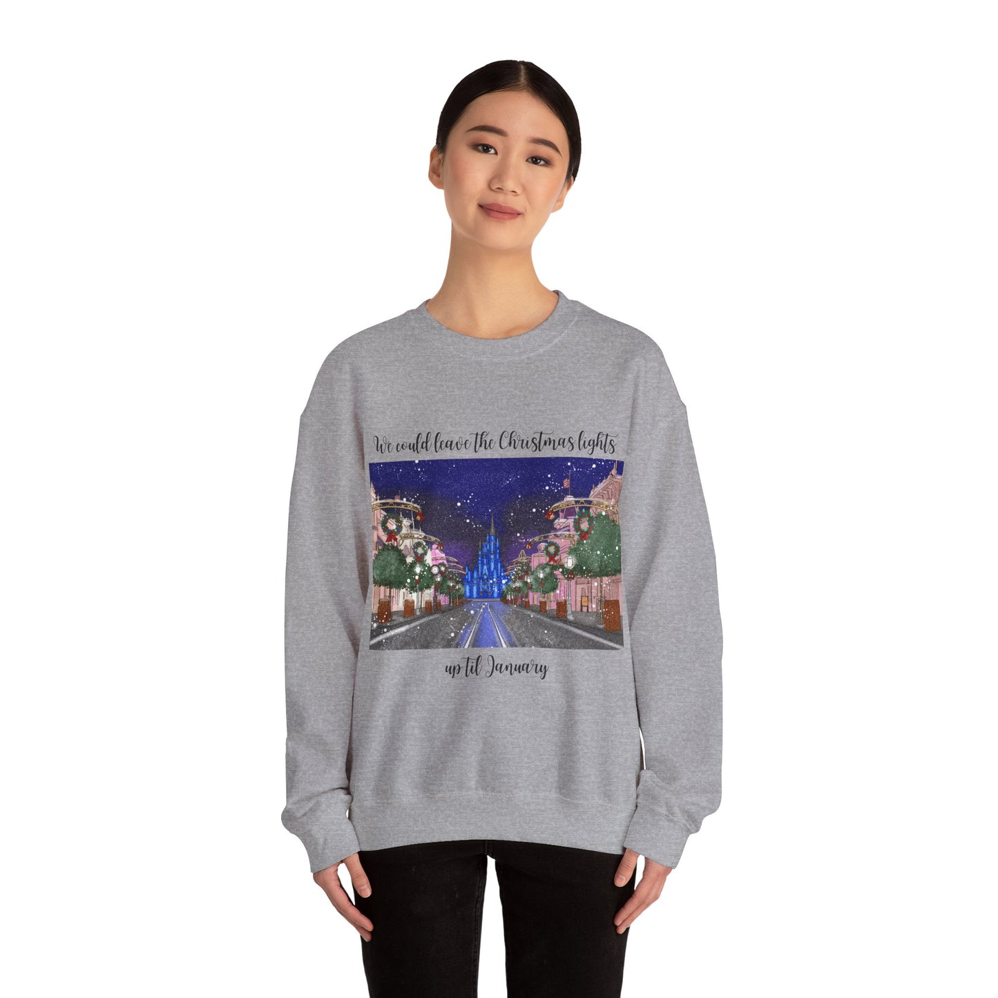 Christmas Lights til January Sweatshirt