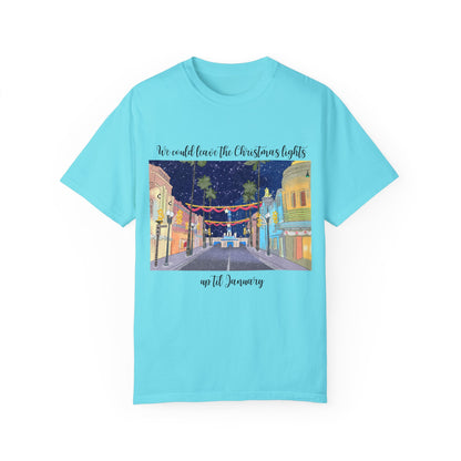 Studios Christmas Lights {Comfort Colors} Tee