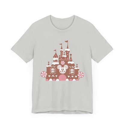 Gingerbread Castle {Bella Canvas Tee}