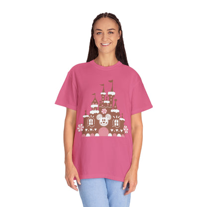 Gingerbread Castle Comfort Colors Tee