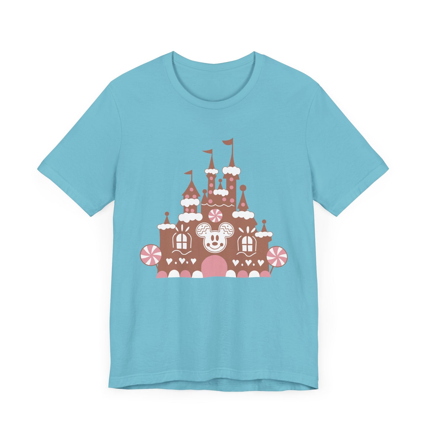 Gingerbread Castle {Bella Canvas Tee}
