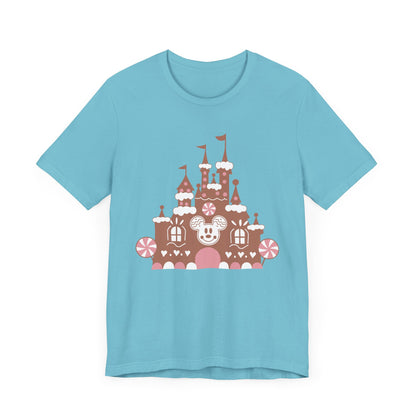 Gingerbread Castle {Bella Canvas Tee}
