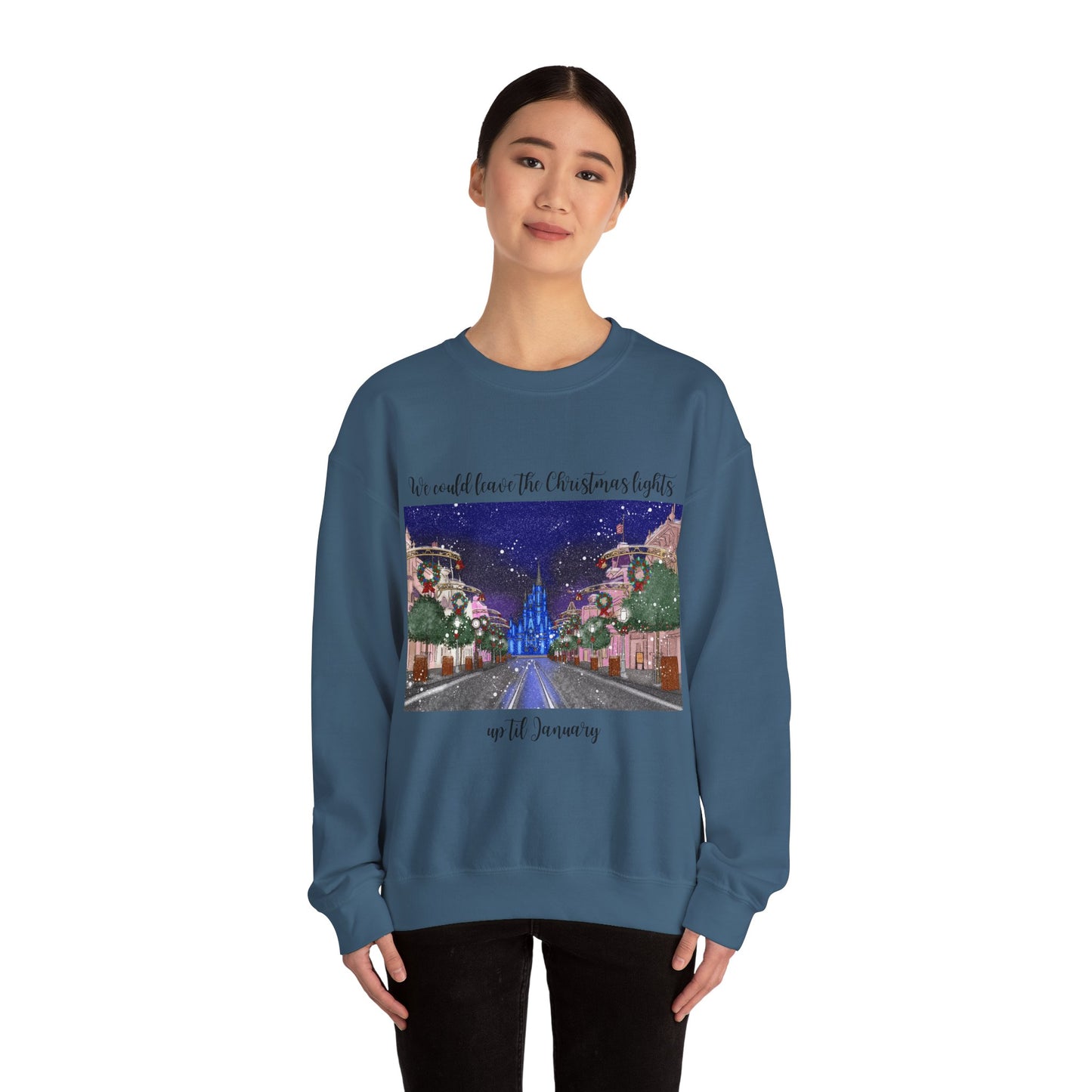 Christmas Lights til January Sweatshirt