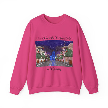 Christmas Lights til January Sweatshirt