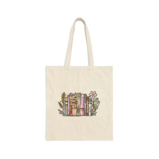 Eras Books Cotton Canvas Tote Bag