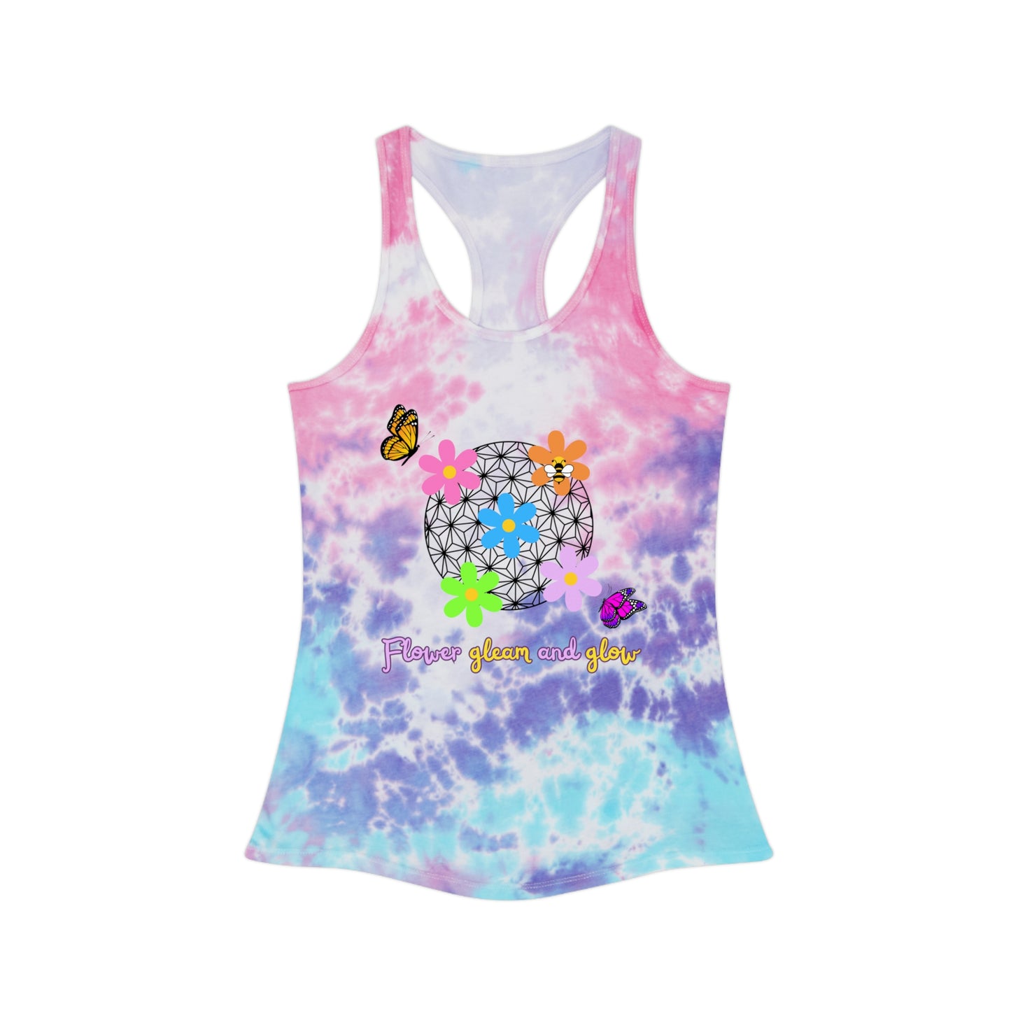 Flower Tie Dye Tank