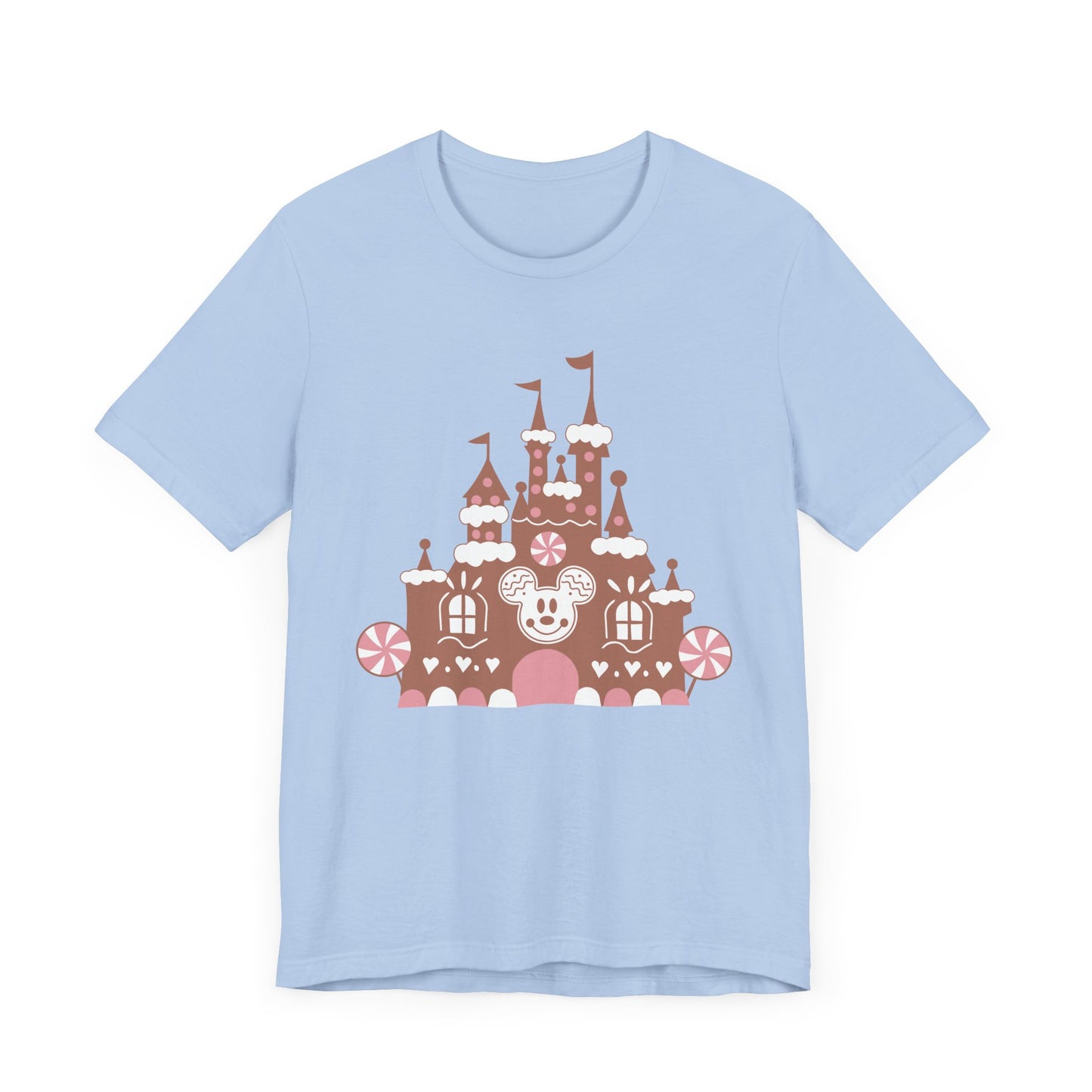 Gingerbread Castle {Bella Canvas Tee}