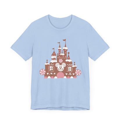 Gingerbread Castle {Bella Canvas Tee}