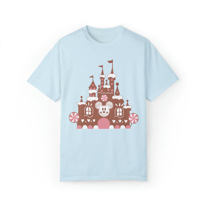 Gingerbread Castle Comfort Colors Tee