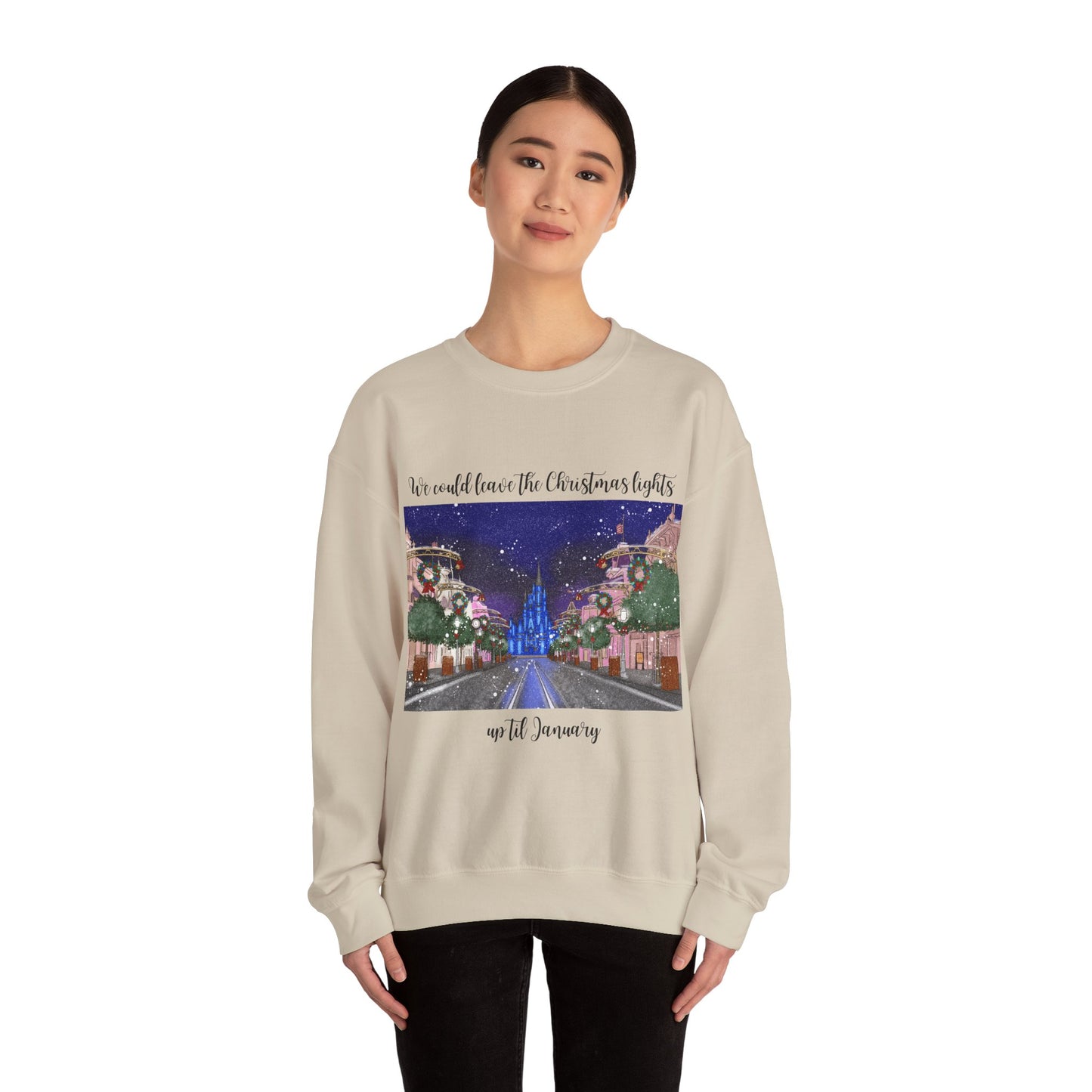 Christmas Lights til January Sweatshirt